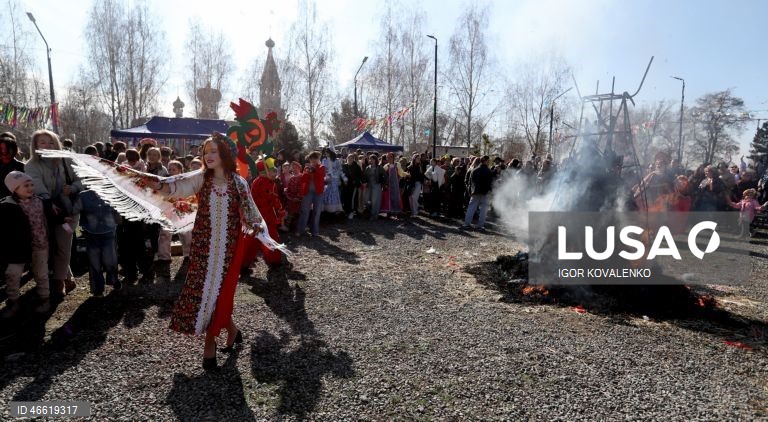Festival Maslenitsa no Quirguistão