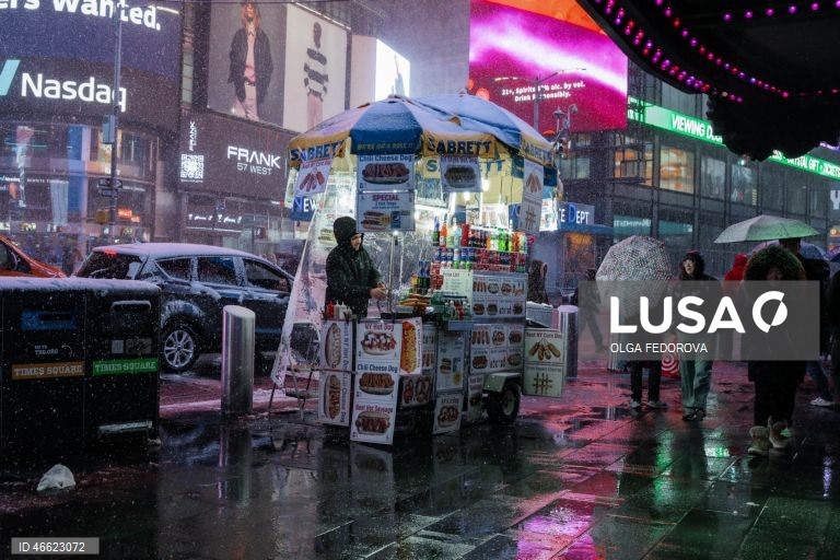 Nova Iorque: Alerta de nevasca emitido para a cidade de Nova Iorque