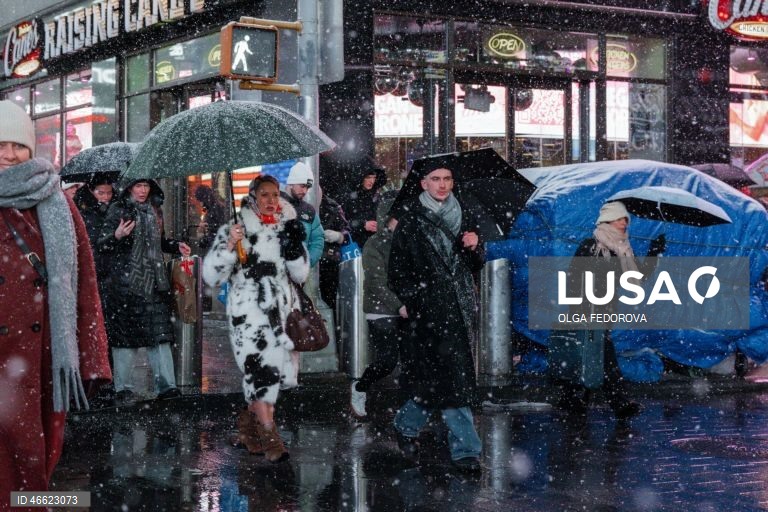 Nova Iorque: Alerta de nevasca emitido para a cidade de Nova Iorque