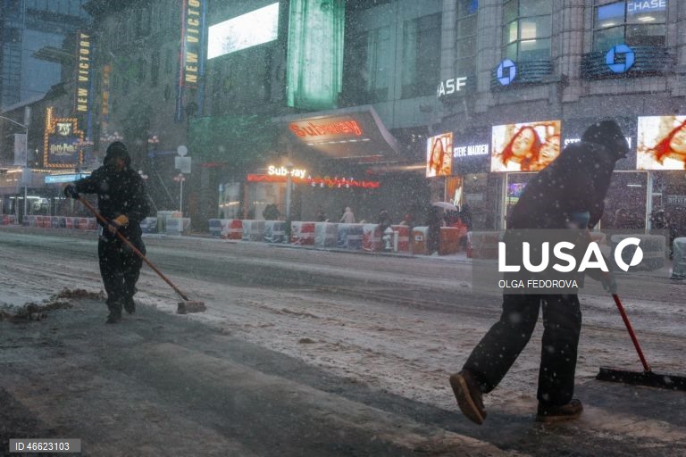 Nova Iorque: Alerta de nevasca emitido para a cidade de Nova Iorque