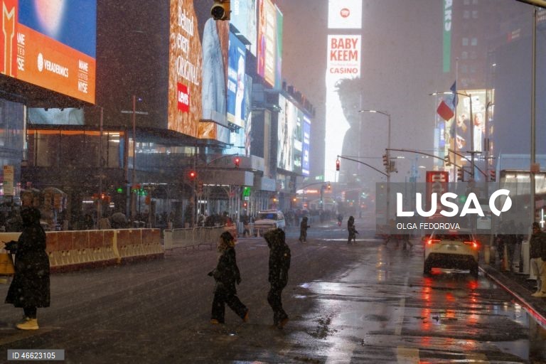 Nova Iorque: Alerta de nevasca emitido para a cidade de Nova Iorque