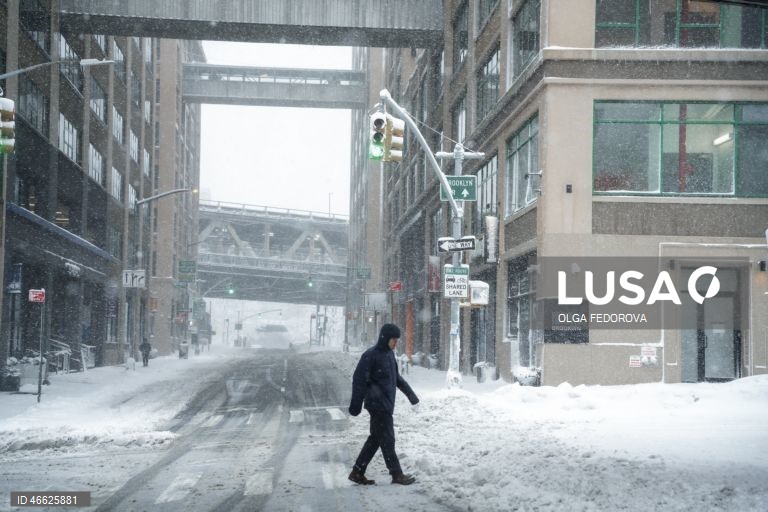 Nova Iorque: Alerta de nevasca em vigor para a cidade de Nova Iorque