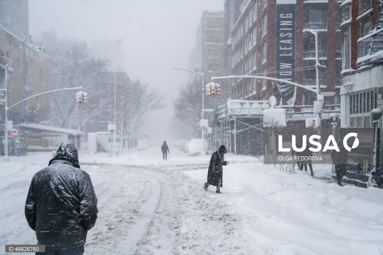 Nova Iorque: Alerta de nevasca em vigor para a cidade de Nova Iorque