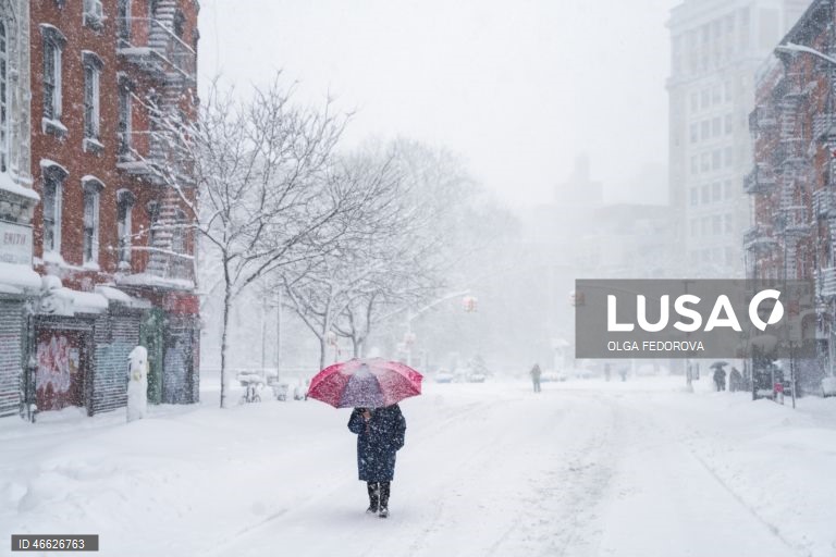 Nova Iorque: Alerta de nevasca em vigor para a cidade de Nova Iorque