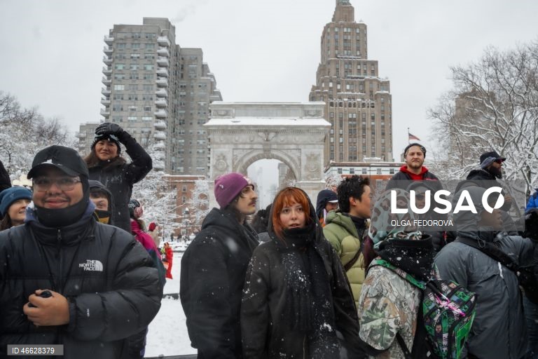 Nova Iorque: Alerta de nevasca em vigor para a cidade de Nova Iorque