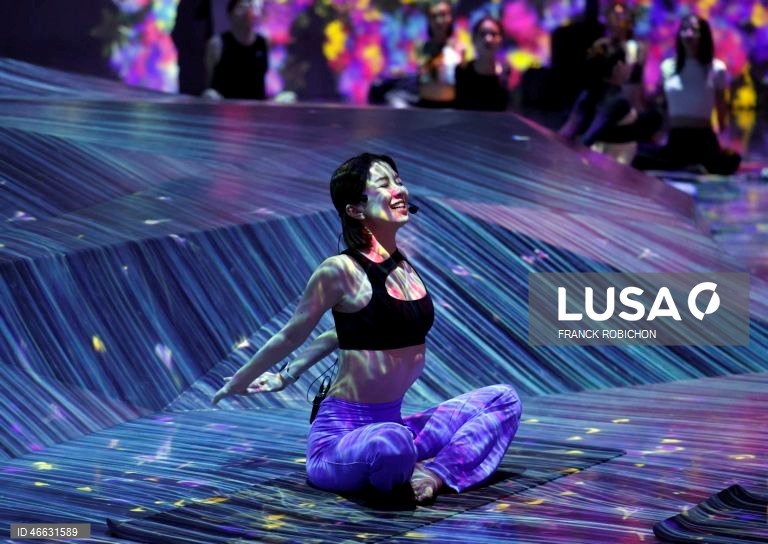 Japão: Evento de ioga em Tóquio