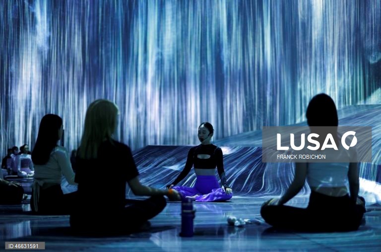 Japão: Evento de ioga em Tóquio