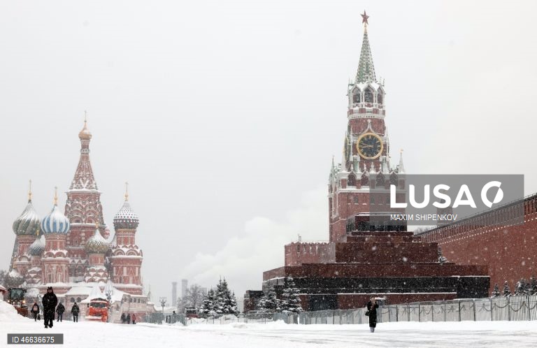 Rússia: Inverno em Moscovo