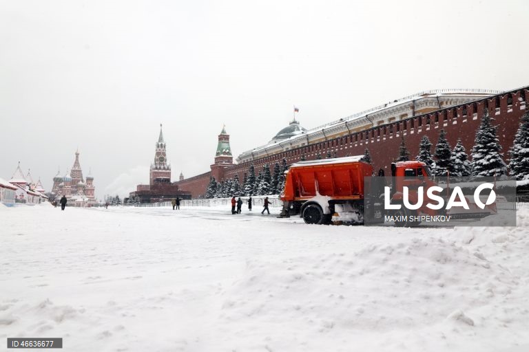 Rússia: Inverno em Moscovo