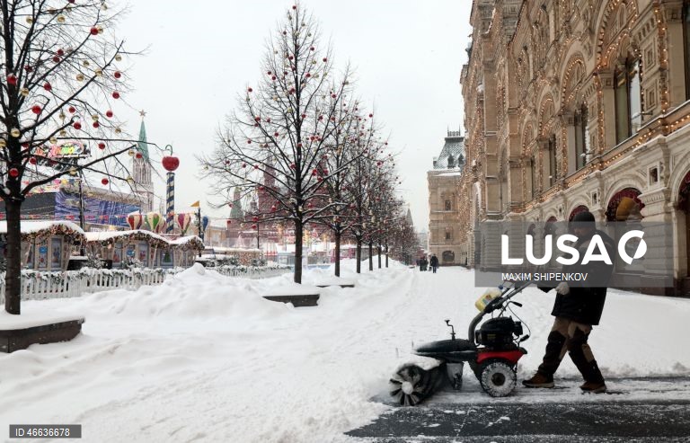 Rússia: Inverno em Moscovo