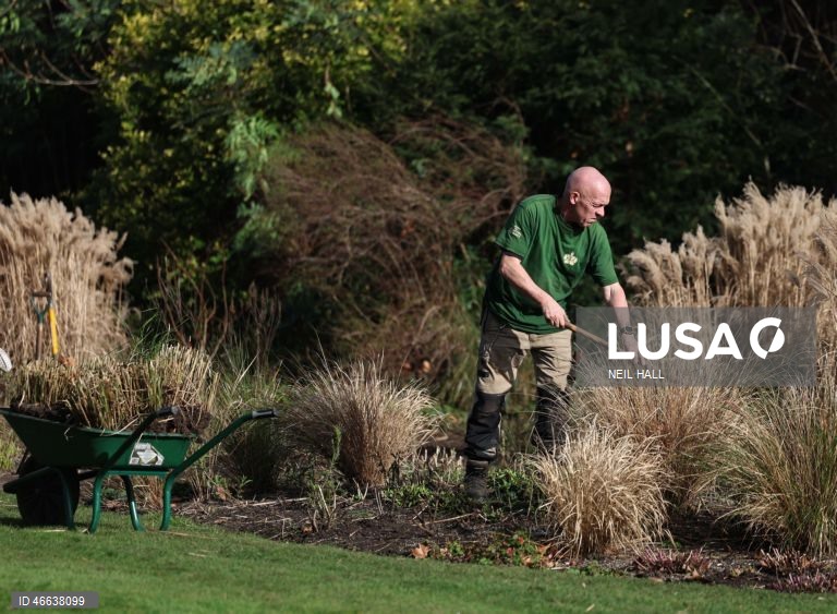 Reino Unido: Tempo primaveril em Londres
