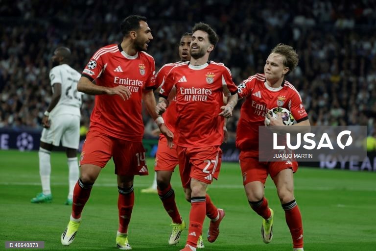 Futebol: Liga dos Campeões: Real Madrid vs Benfica