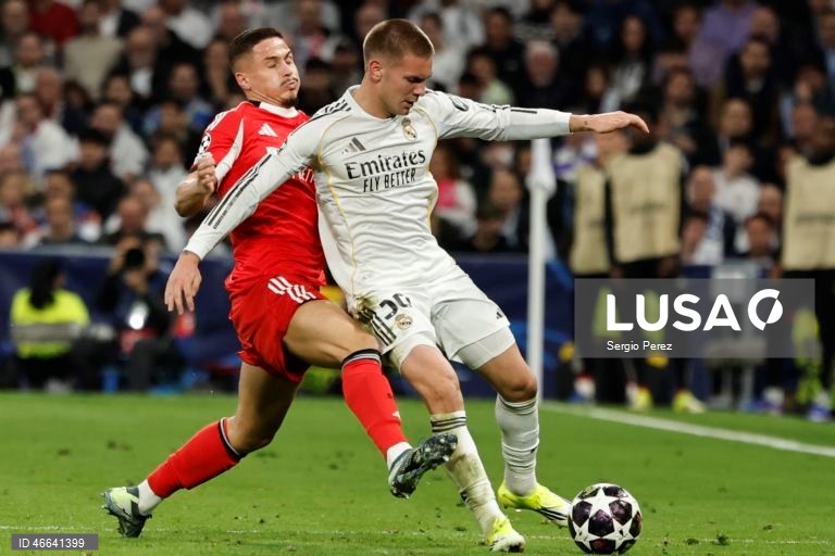 Futebol: Liga dos Campeões: Real Madrid vs Benfica