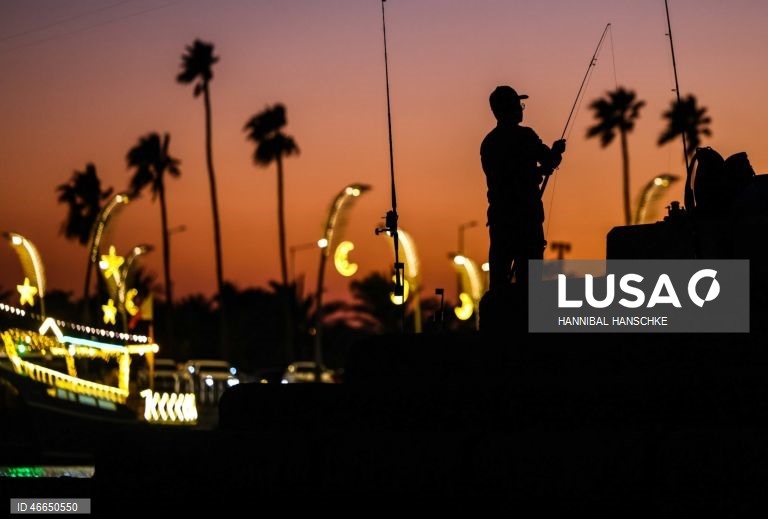 Qatar: Pôr do sol em Doha