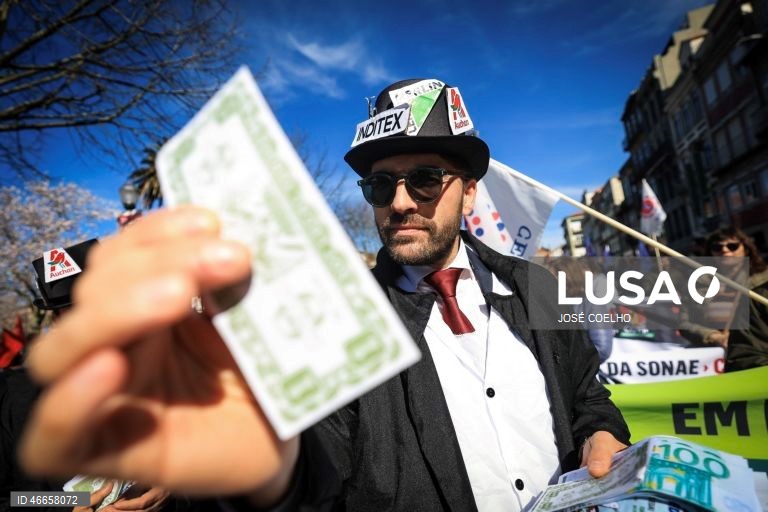 Manifestação nacional contra o anteprojeto do Governo de revisão da legislação laboral em Lisboa e Porto