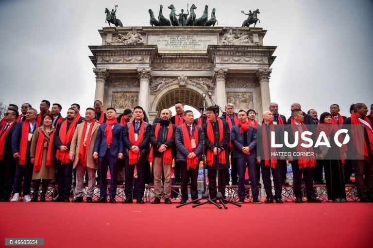 Itália: Celebrações do Ano Novo Lunar Chinês em Milão