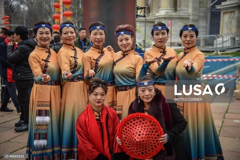 Itália: Celebrações do Ano Novo Lunar Chinês em Milão