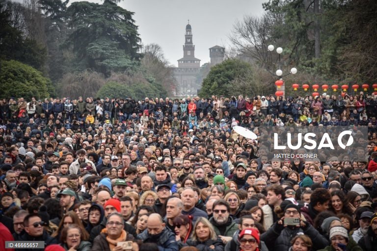 Itália: Celebrações do Ano Novo Lunar Chinês em Milão