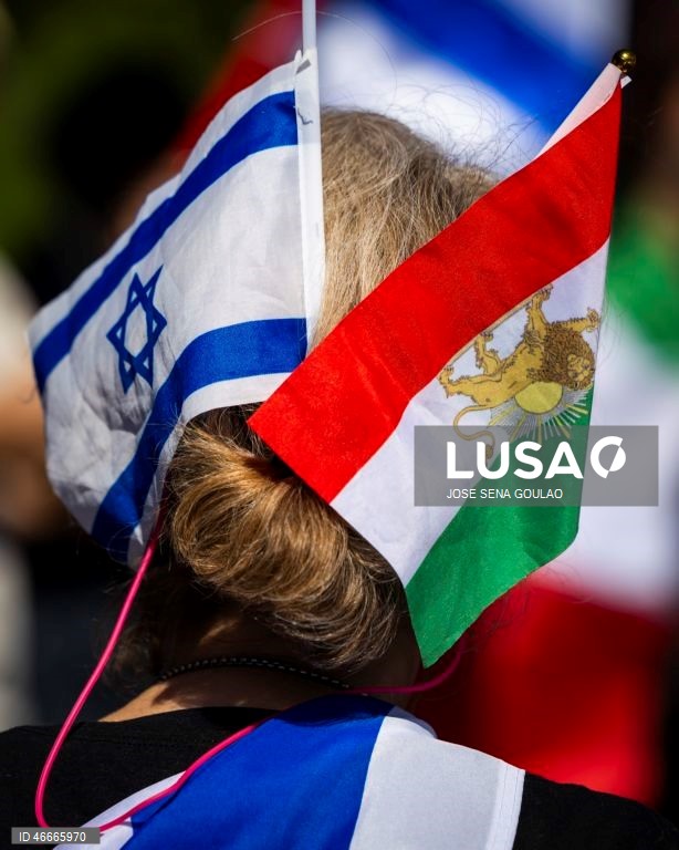 Manifestação de Iranianos em Lisboa