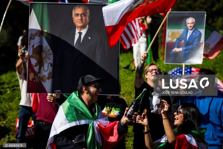 Manifestação de Iranianos em Lisboa