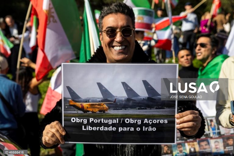 Manifestação de Iranianos em Lisboa