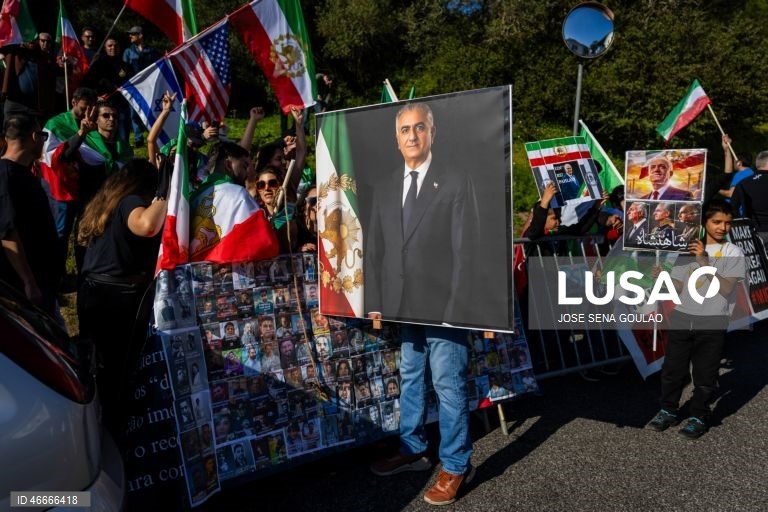 Manifestação de Iranianos em Lisboa