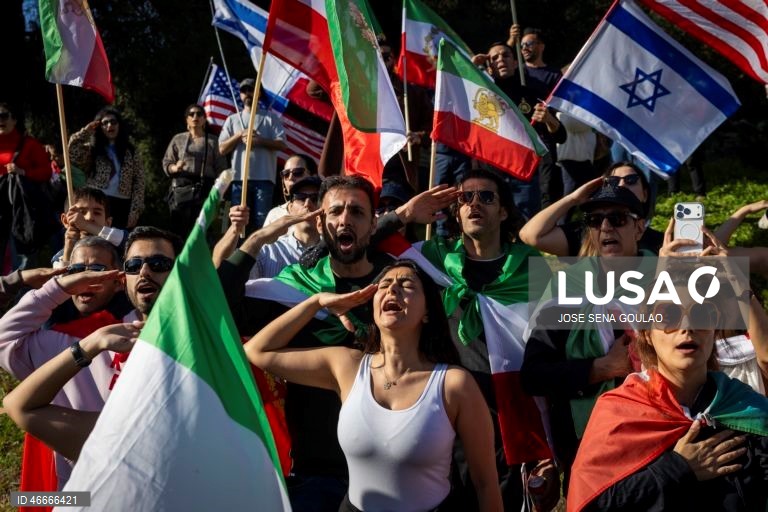 Manifestação de Iranianos em Lisboa