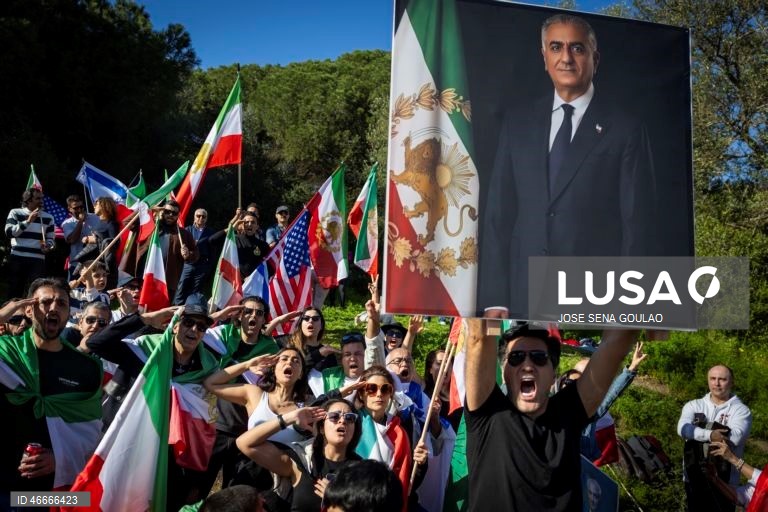 Manifestação de Iranianos em Lisboa
