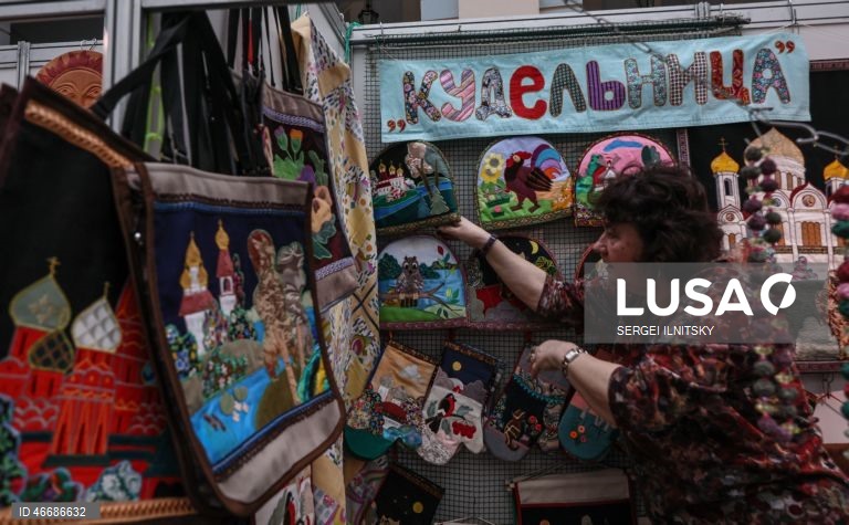 Moscovo: Artesanato popular da Rússia
