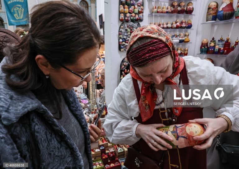 Moscovo: Artesanato popular da Rússia