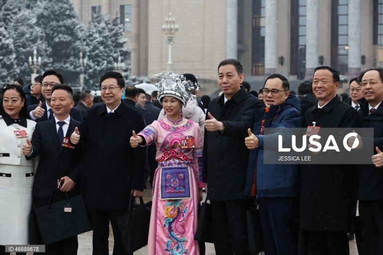 China: Cerimónia de abertura do Congresso Nacional do Povo (NPC)