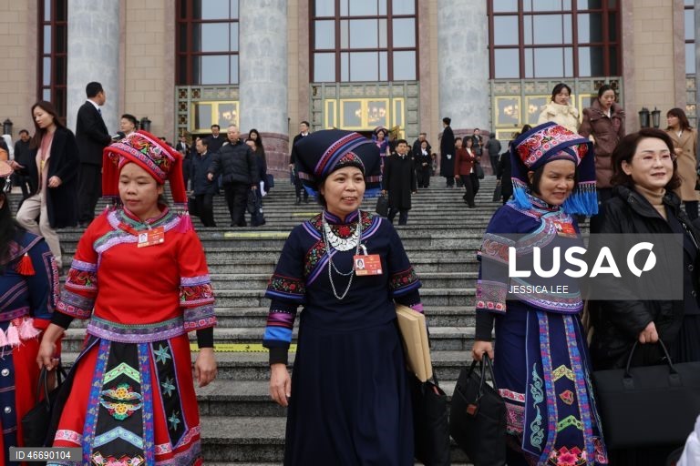 China: Cerimónia de abertura do Congresso Nacional do Povo (NPC)