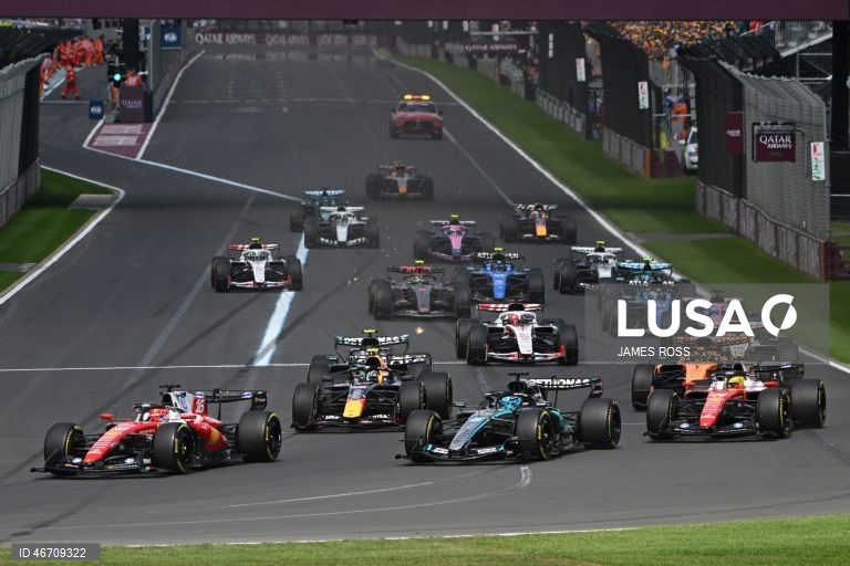 O piloto britânico George Russell (Mercedes) venceu hoje o Grande Prémio da Austrália de Fórmula 1, primeira prova da temporada e dos novos regulamentos técnicos, e é o primeiro líder do campeonato.