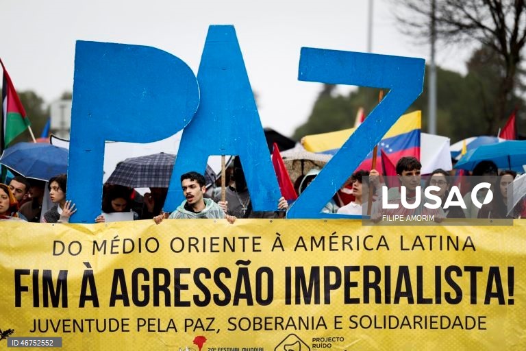 Lisboa: Manifestação “Paz, Soberania e Solidariedade! Fim às ameaças e às agressões dos EUA!”