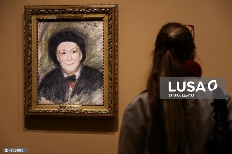 França: Exposição de Auguste Renoir no Museu d`Orsay em Paris