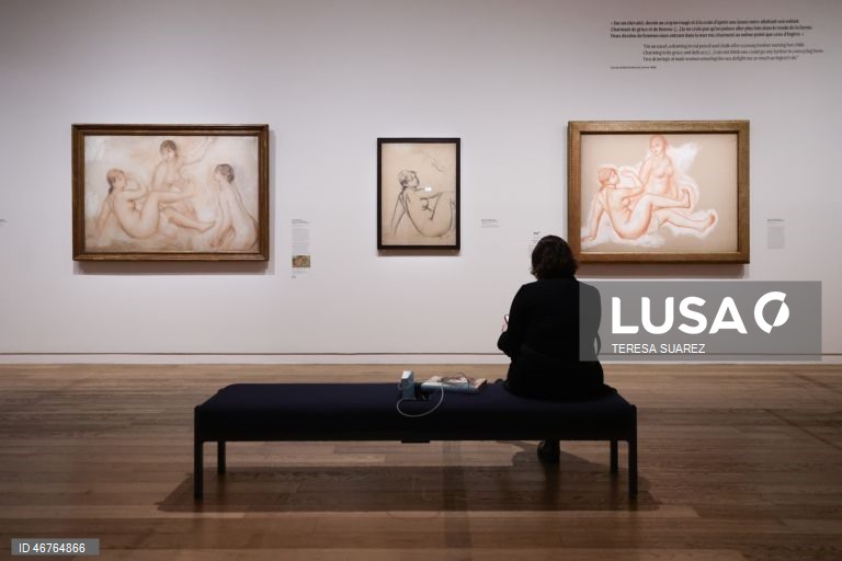 França: Exposição de Auguste Renoir no Museu d`Orsay em Paris