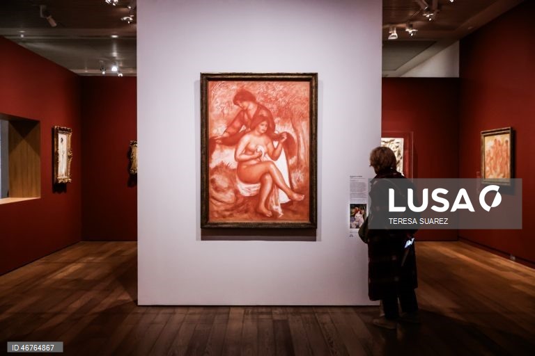 França: Exposição de Auguste Renoir no Museu d`Orsay em Paris