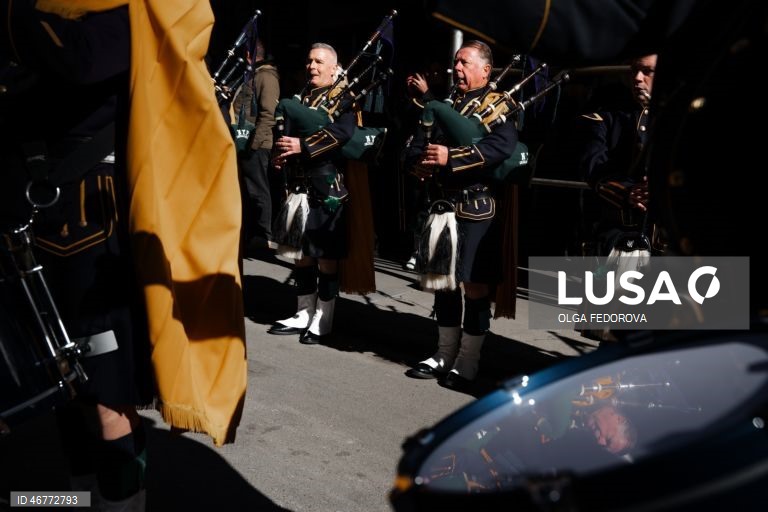 EUA: Celebração do Dia de St. Patrick em Nova Iorque