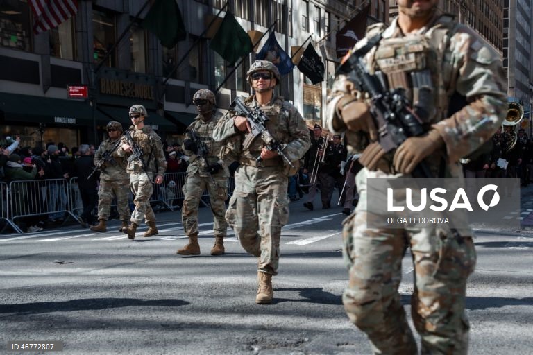 EUA: Celebração do Dia de St. Patrick em Nova Iorque