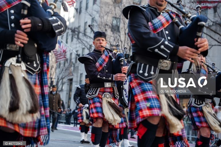 EUA: Celebração do Dia de St. Patrick em Nova Iorque