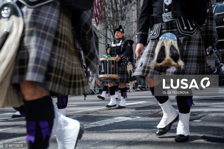 EUA: Celebração do Dia de St. Patrick em Nova Iorque