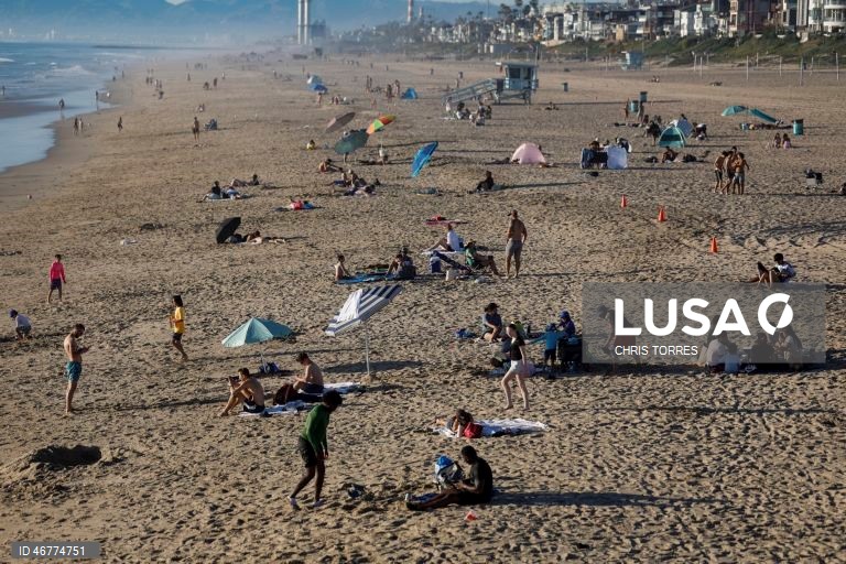 EUA: Onda de calor em Los Angeles