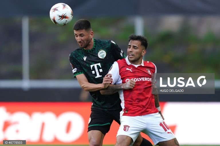 Futebol: Liga Europa - Sporting de Braga vs Ferencváros