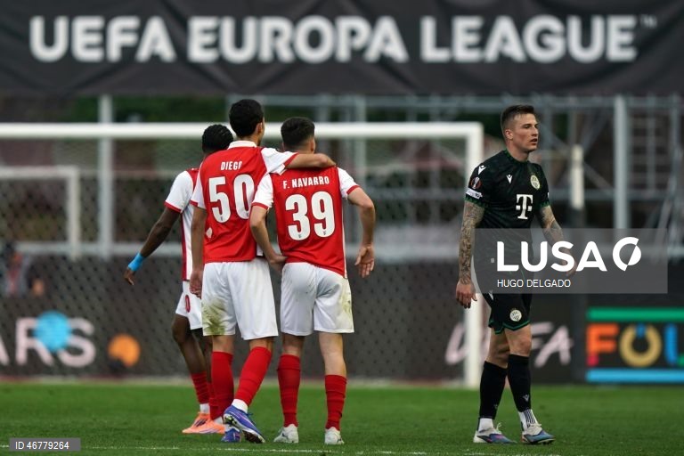 Futebol: Liga Europa - Sporting de Braga vs Ferencváros