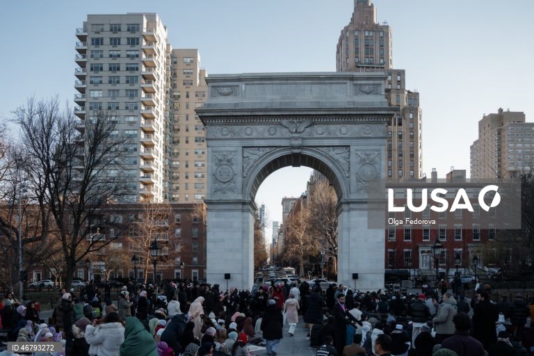 EUA: Muçulmanos celebram o fim do ramadão em Nova Iorque