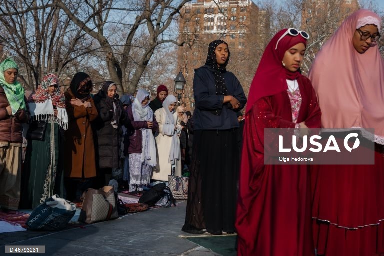 EUA: Muçulmanos celebram o fim do ramadão em Nova Iorque