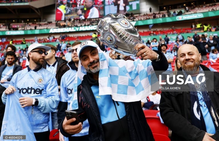 Final da Taça da Liga inglesa- Arsenal vs Manchester City