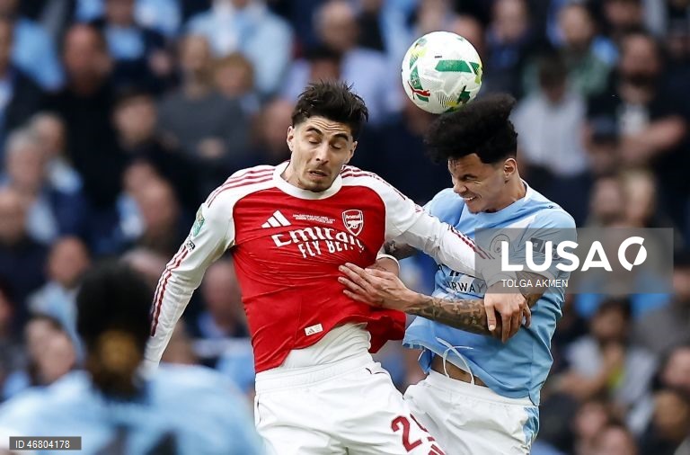 Final da Taça da Liga inglesa- Arsenal vs Manchester City