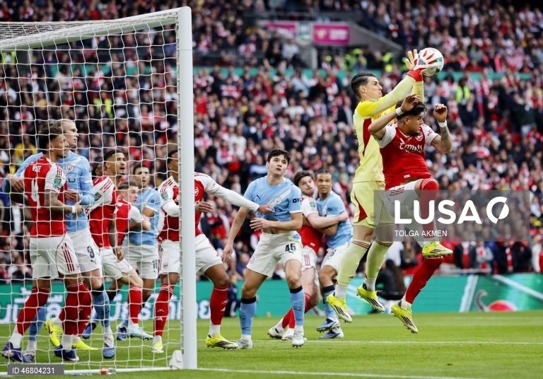 Final da Taça da Liga inglesa- Arsenal vs Manchester City