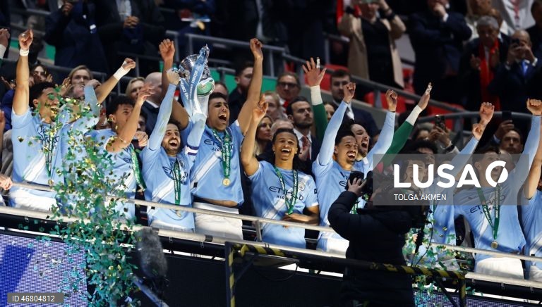Final da Taça da Liga inglesa- Arsenal vs Manchester City